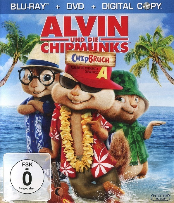 Alvin und die Chipmunks 3: Chipbruch (Blu-ray + DVD - gebrauch: sehr gut)