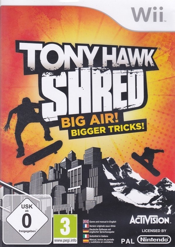 Tony Hawks Shred (nur Software) (Wii - gebraucht: gut/akzeptabel)