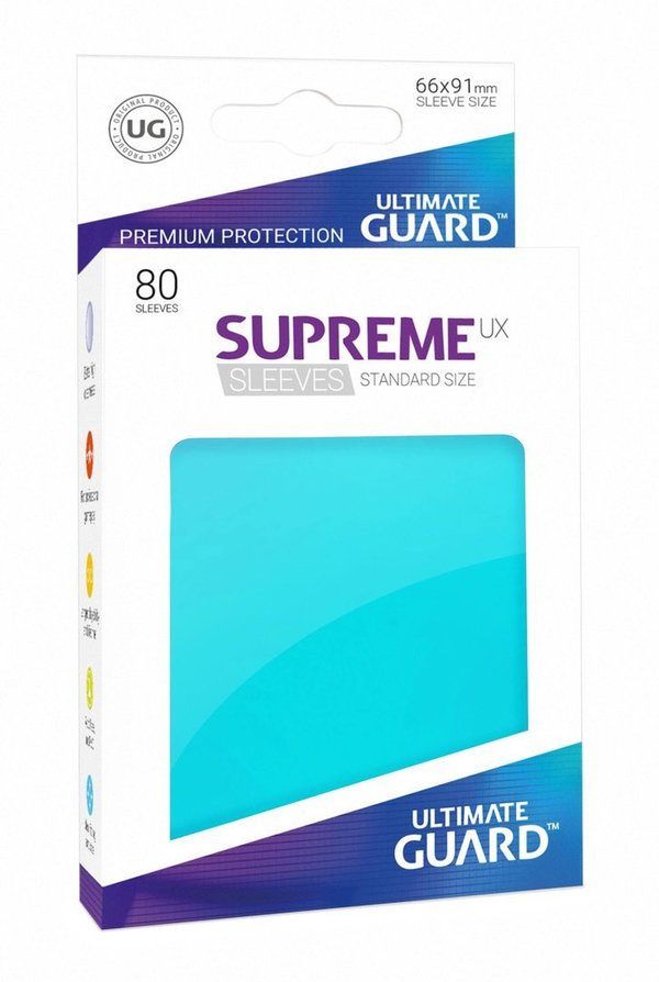 Supreme UX Sleeves Standardgröße: Aquamarin (80)