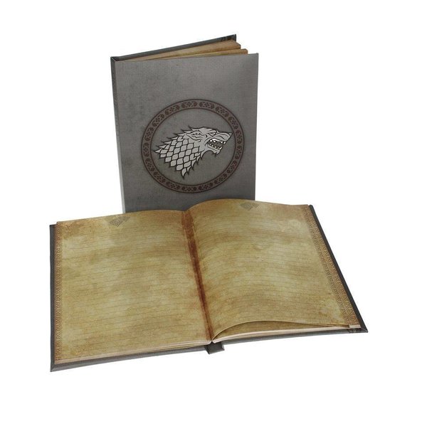 Game of Thrones: Notizbuch mit Leuchtfunktion Stark