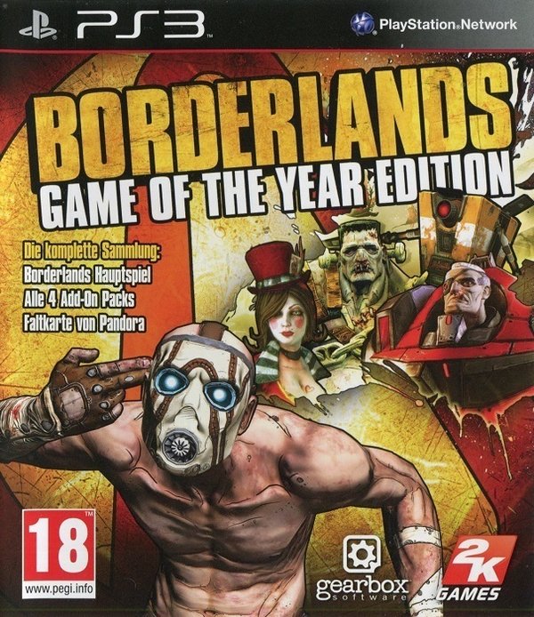 Borderlands 1 (Game of the Year Edition) (PEGI Uncut) (PS3 - gebraucht: gut / sehr gut)