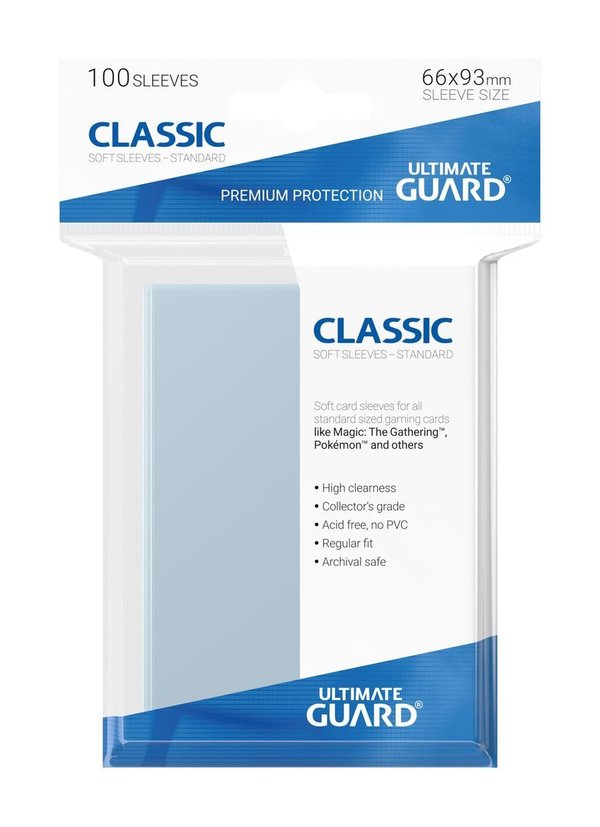 Classic Soft Sleeves Standardgröße: Transparent (100)