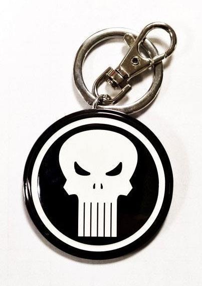 Metall-Schlüsselanhänger: Punisher Logo