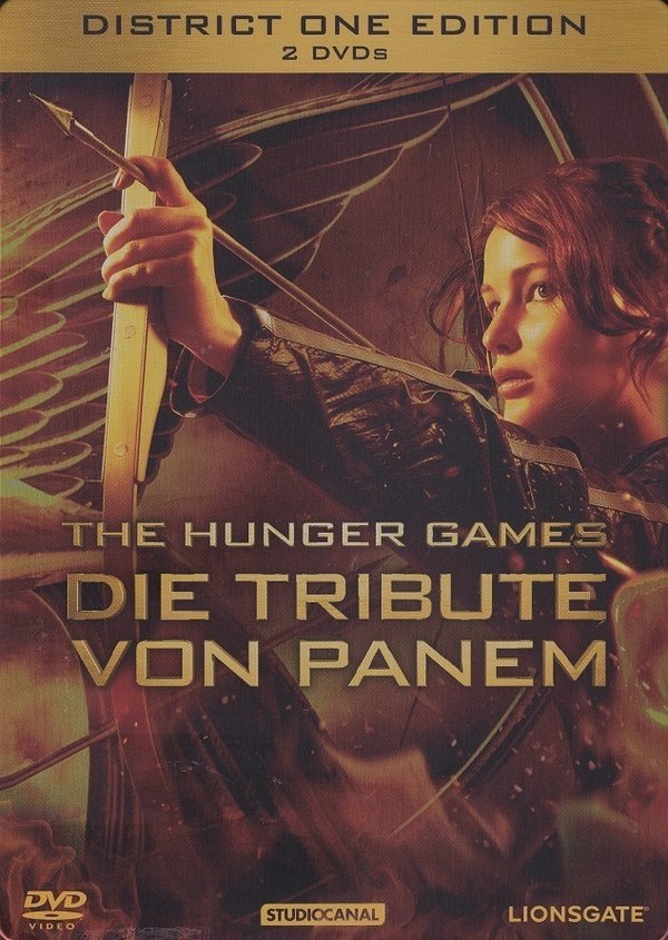 Die Tribute von Panem 1: The Hunger Games (District One Edition, Steelbook) (DVD - gebr.: sehr gut)