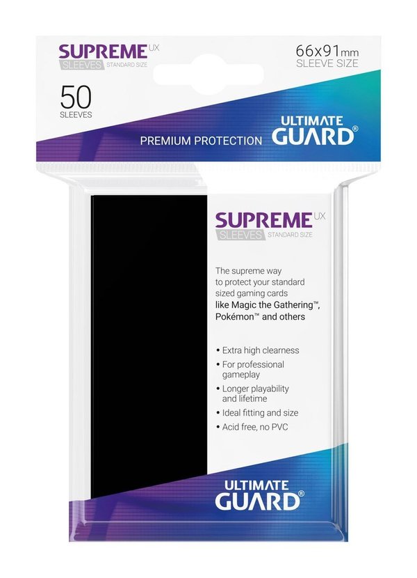 Supreme UX Sleeves Standardgröße: Schwarz (50)