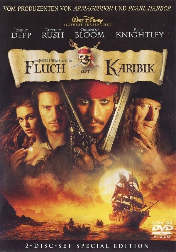 Pirates of the Caribbean 1: Fluch der Karibik (2-Disc-Set SE) (DVD - gebraucht: gut)
