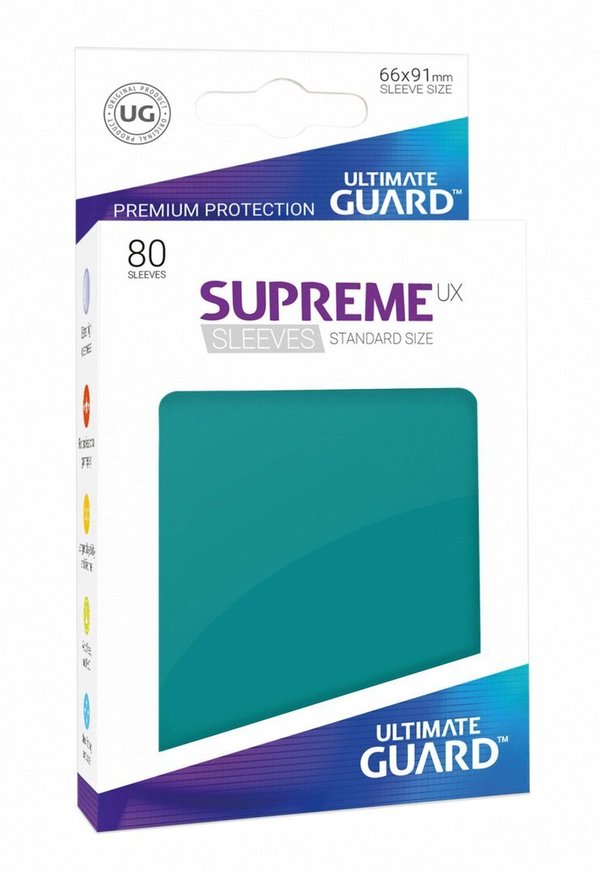 Supreme UX Sleeves Standardgröße Petrolblau (80)