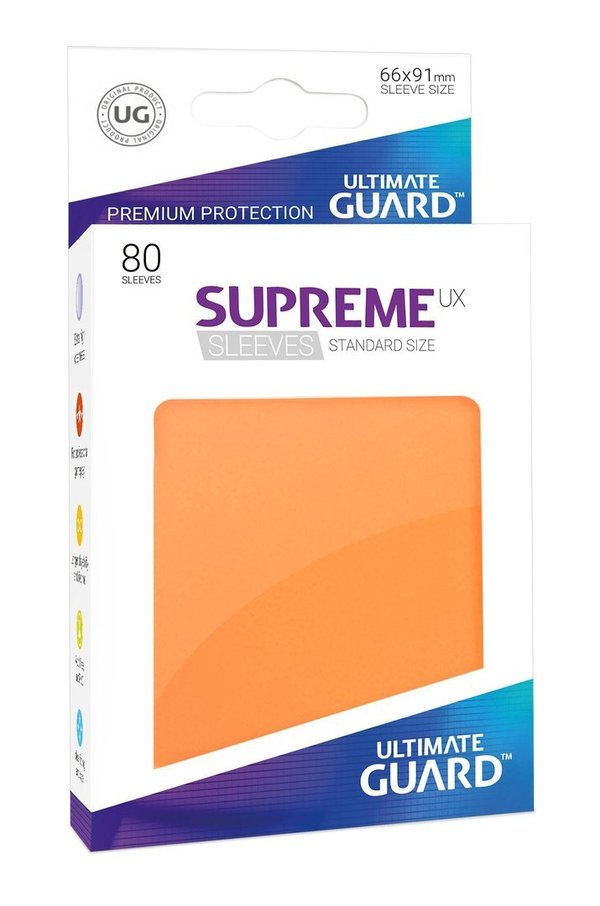 Supreme UX Sleeves Standardgröße Orange (80)