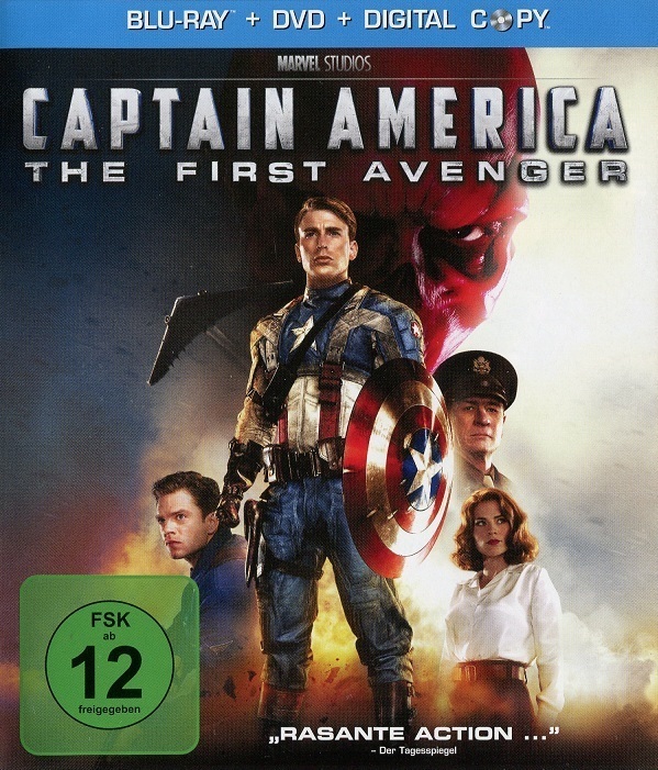Captain America - The first Avenger (Blu-ray + DVD - gebraucht: sehr gut)