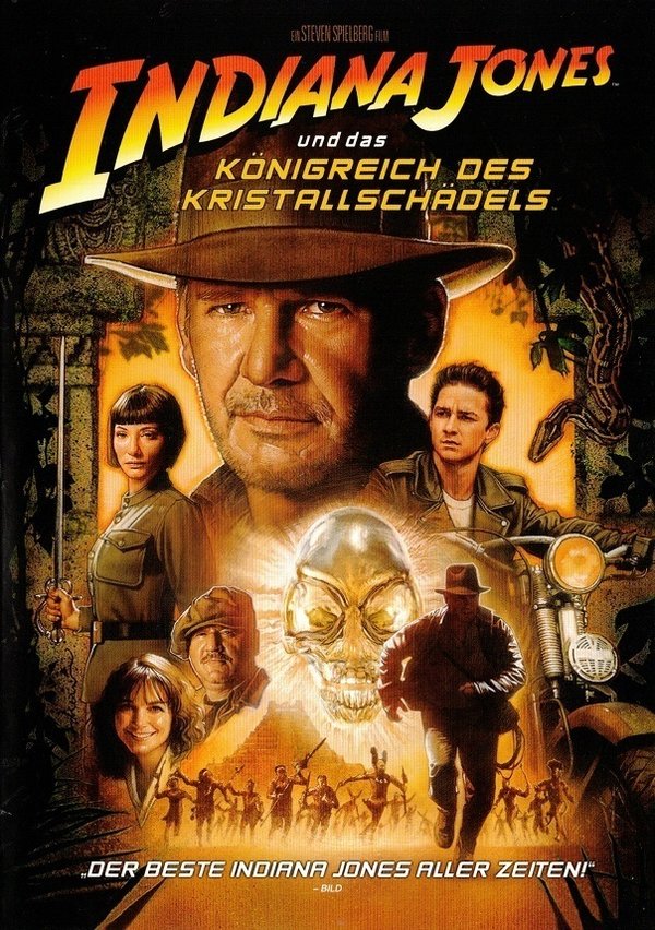 Indiana Jones und das Königreich des Kristallschädels (DVD - gebraucht: sehr gut)