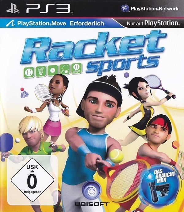 Racket Sports (Benötigt MOVE) (PS3 - gebraucht: sehr gut)