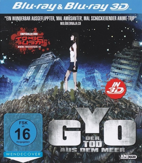Gyo - Der Tod aus dem Meer 3D (2D + 3D Version) (Blu-ray - gebraucht: sehr gut)