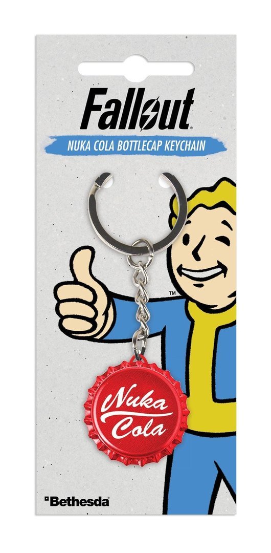Fallout Metall Schlüsselanhänger: Nuka Cola Bottlecap
