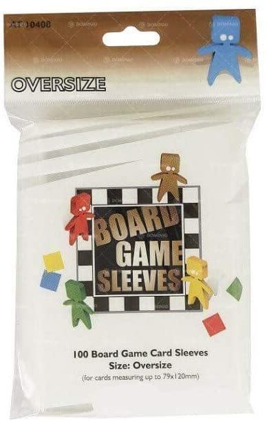 Board Games Sleeves: Oversized (82x124mm) (100)