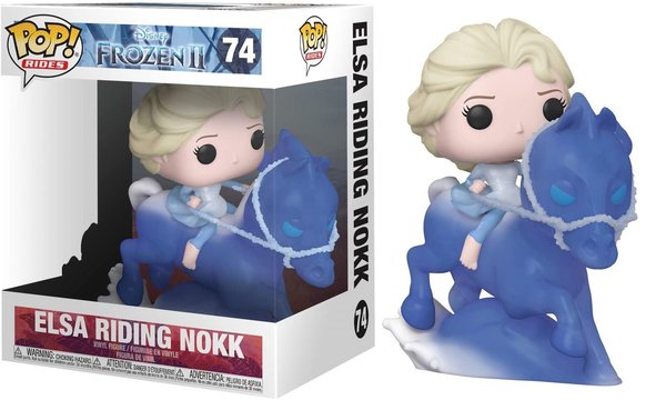 Elsa riding Nokk (Pop! Rides #74: Frozen 2)