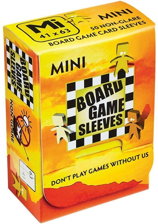 Board Games Sleeves - Non-Glare - Mini (41x63mm) - 50 Stück