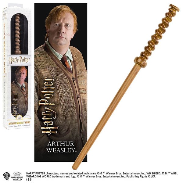 Harry Potter PVC Zauberstab-Replik: Arthur Weasley 30 cm