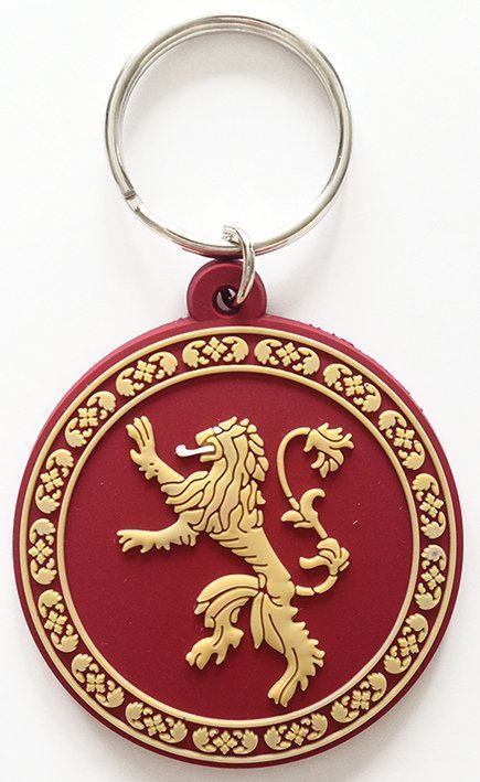 Game of Thrones Gummi-Schlüsselanhänger: Lannister 6 cm