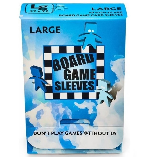 Board Games Sleeves - Non-Glare - Large (59x92mm) - 50 Pcs