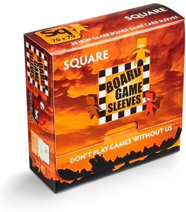 Board Games Sleeves - Non-Glare - Square (70x70mm) - 50 Pcs