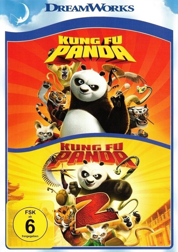 Kung Fu Panda 1+2 (DVD - gebraucht: gut)
