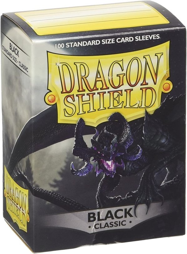 Dragon Shield Standard Sleeves: Black (100 Sleeves)