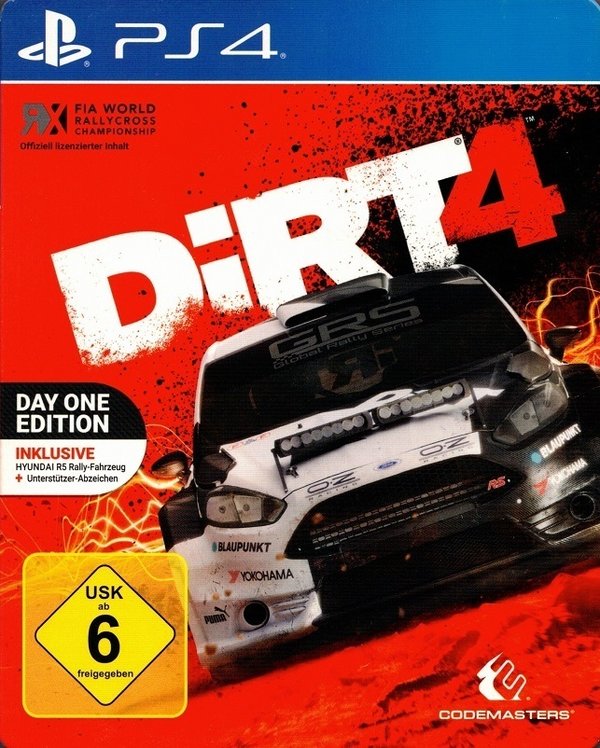 Dirt 4 (Steelbook) (PS4 - gebraucht: sehr gut)