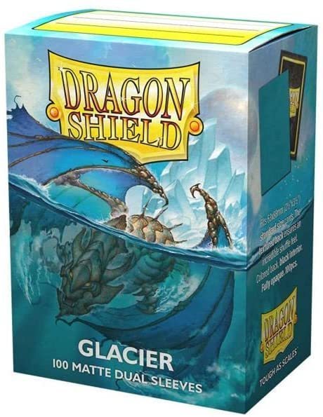 Dragon Shield Standard Matte Dual Sleeves: Glacier (100 Sleeves)