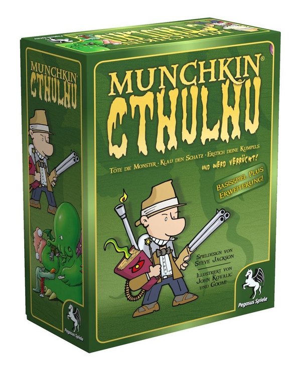 Munchkin Cthulhu (Basisspiel + Erweiterung, Deutsch)