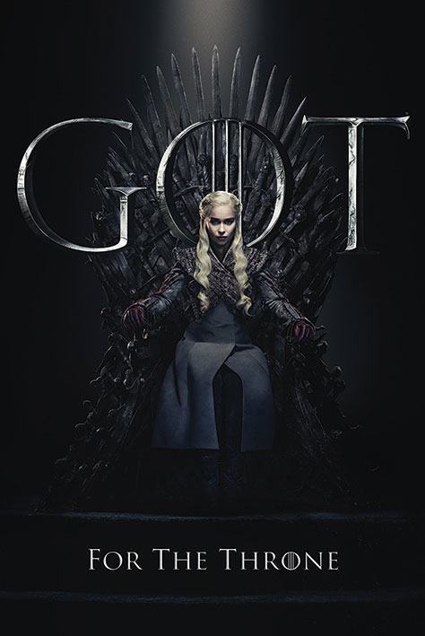 Game of Thrones Poster: Daenerys for the Throne