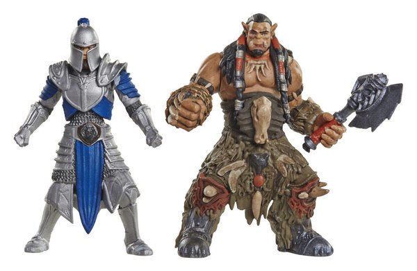 Warcraft Minifiguren 2er-Pack: Alliance Soldier vs. Durotan