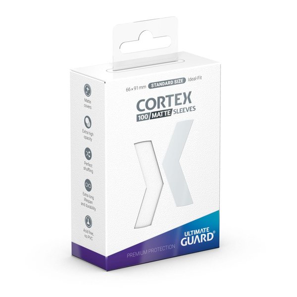 Cortex Sleeves Standardgröße: Matt-White (100)