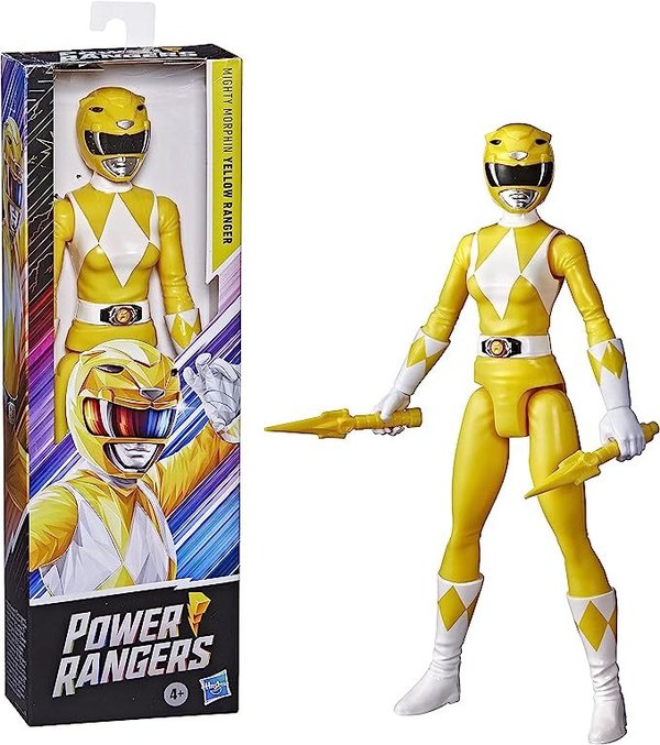 Power Rangers: Mighty Morphin Yellow Ranger (Beschädigte Verpackung)