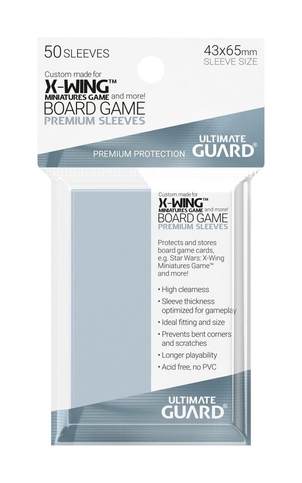 Ultimate Guard Premium Soft Sleeves für Brettspielkarten X-Wing™  (50)