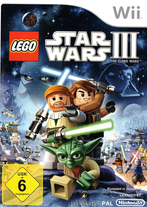 LEGO Star Wars 3: The clone Wars (Wii - gebraucht: gut)
