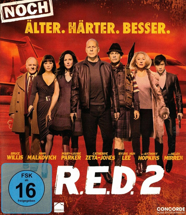 R.E.D. 2 - Noch Älter. Härter. Besser (Blu-ray - gebraucht: gut)