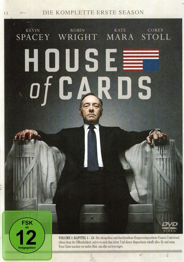 House Of Cards - Staffel 1 (DVD - gebraucht: sehr gut)